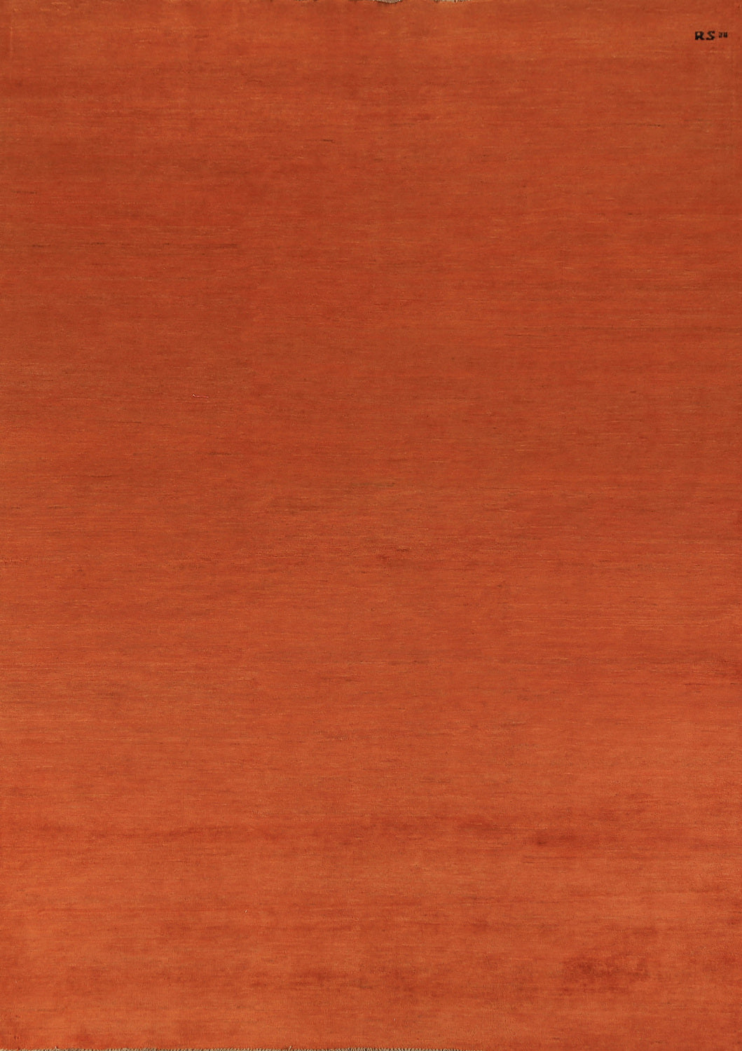 Modern Wool Orange Gabbeh Oriental Area Rug 7x10