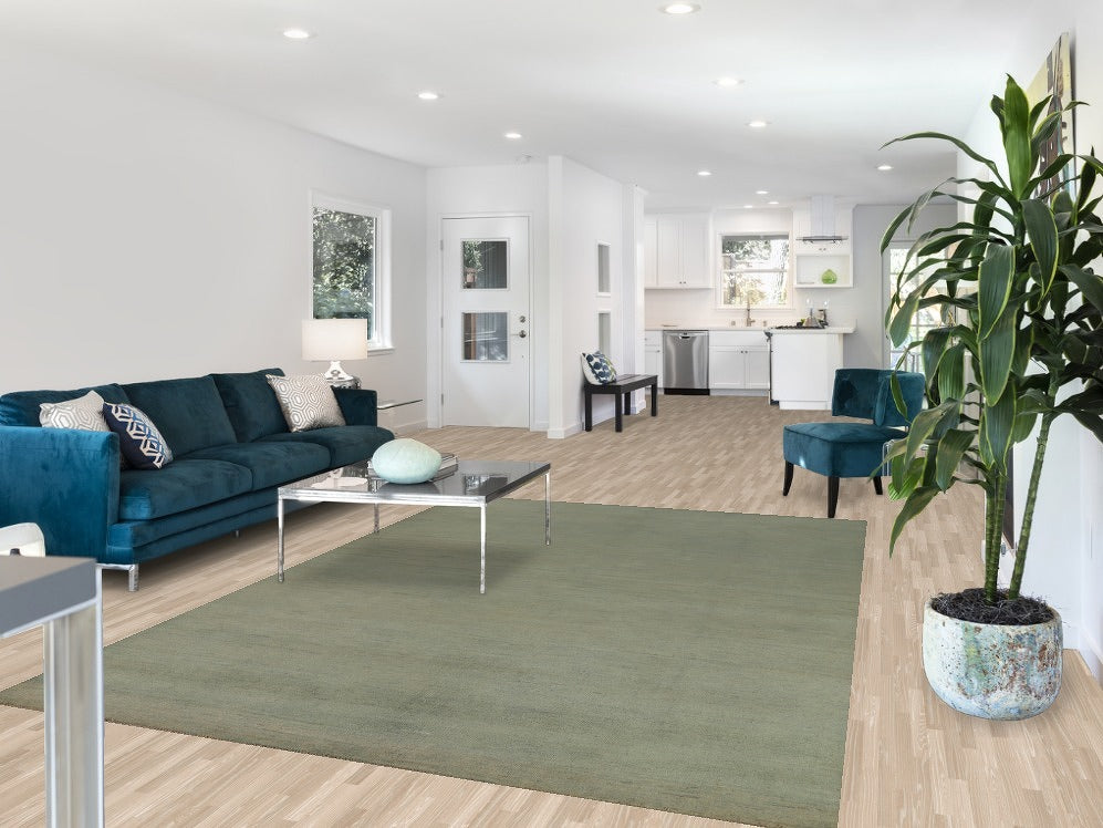 Green Modern Gabbeh Oriental Area Rug 7x10