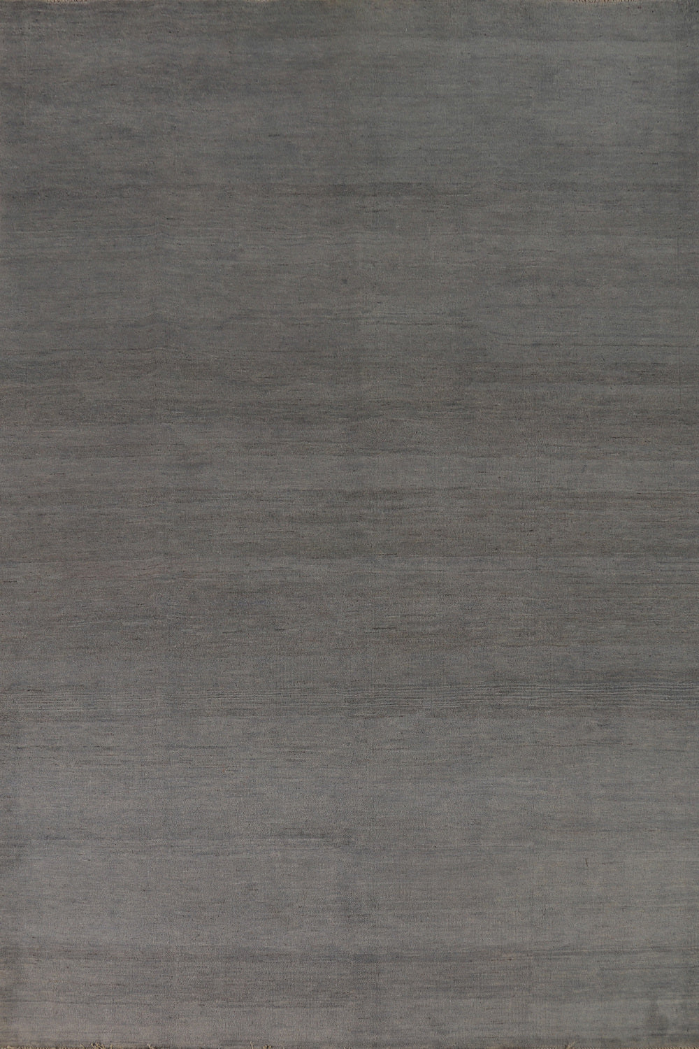 Solid Gray Gabbeh Oriental Area Rug 7x10