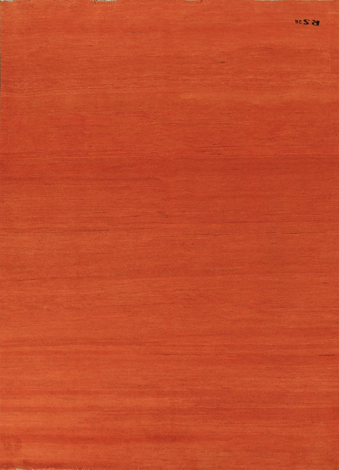 Orange Wool Modern Gabbeh Oriental Area Rug 6x8