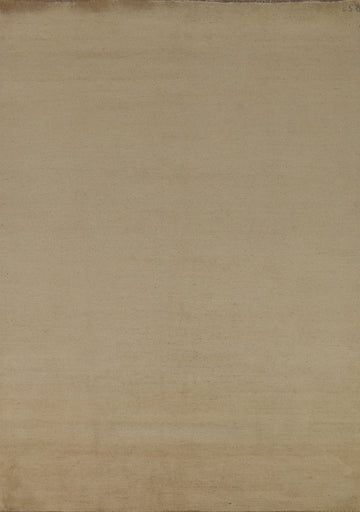 Modern Beige Wool Gabbeh Oriental Area Rug 7x9
