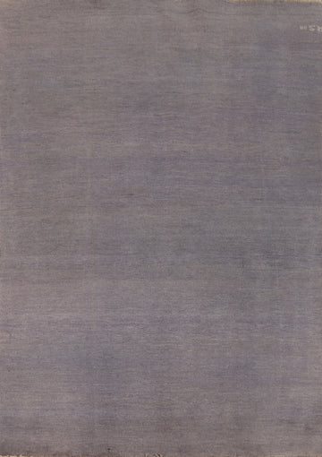 Gray Blue Modern Gabbeh Oriental Rug 5x7