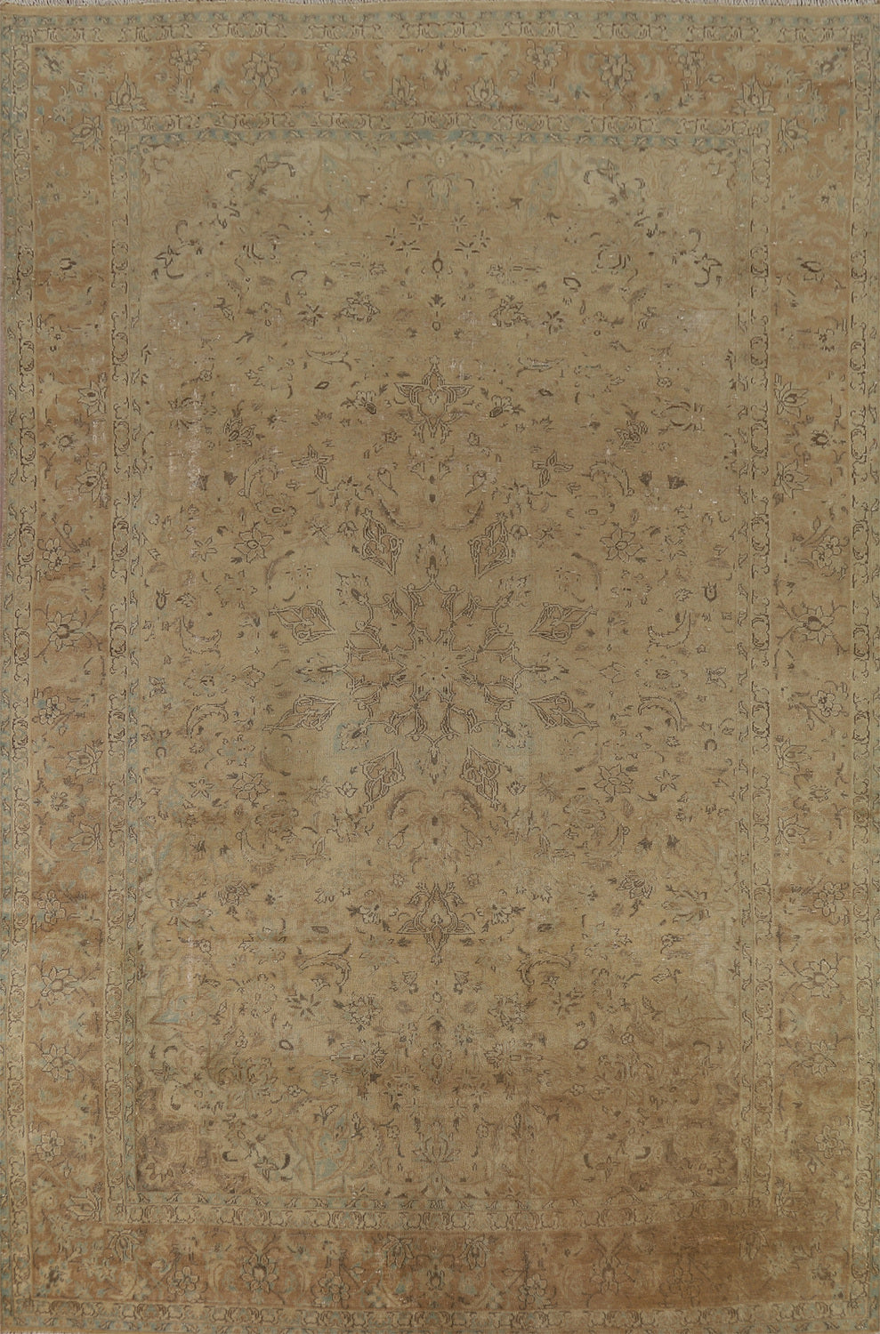 Traditional Wool Floral Kashan Persian Area Rug 8x12