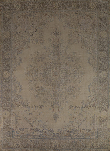 Wool Medallion Tabriz Persian Area Rug 10x13