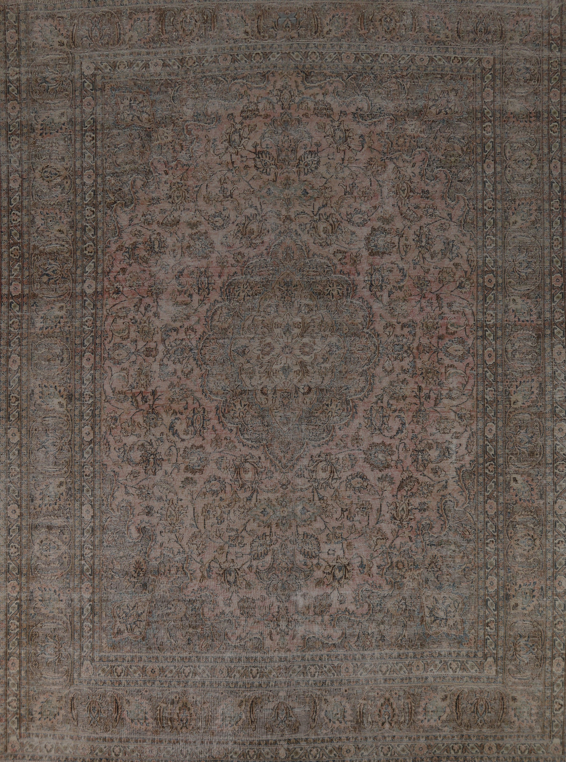 Handmade Wool Kashan Persian Area Rug 10x12