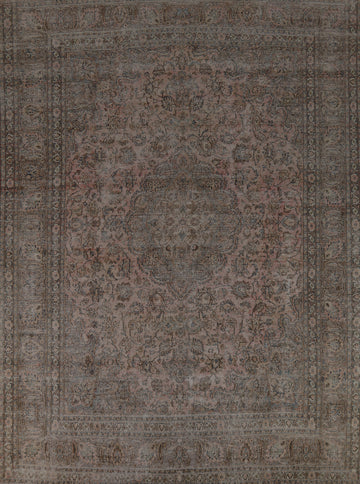 Handmade Wool Kashan Persian Area Rug 10x12