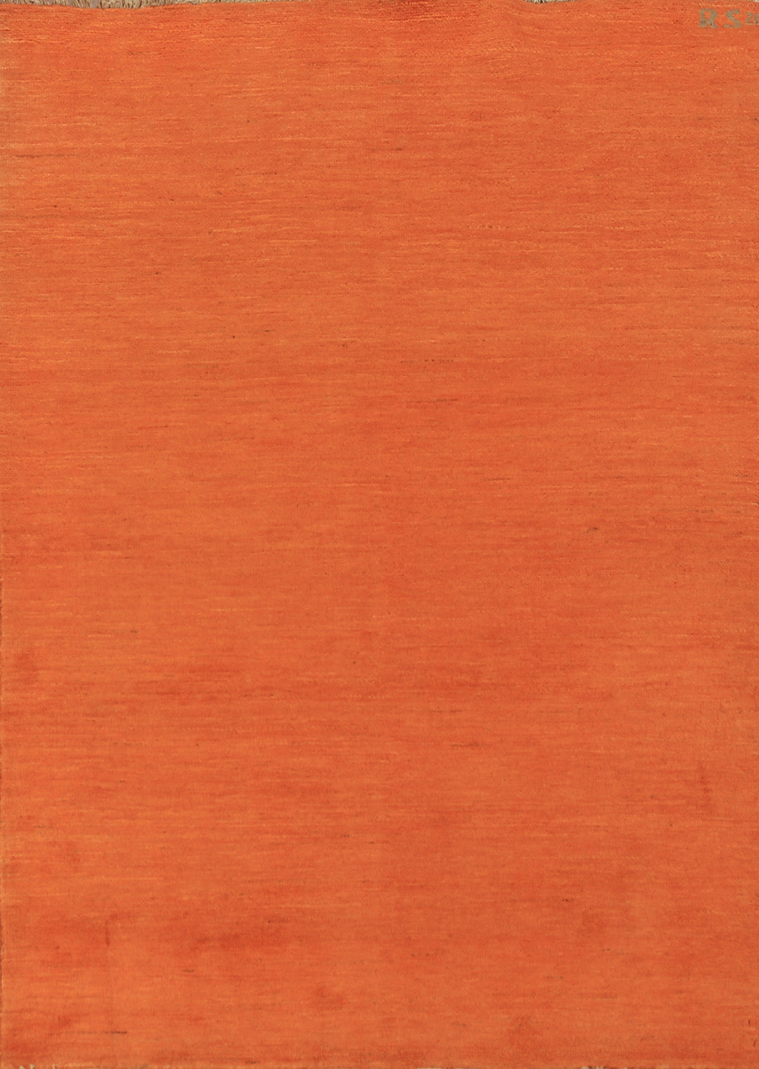 Orange Gabbeh Modern Wool Accent Rug 4x6