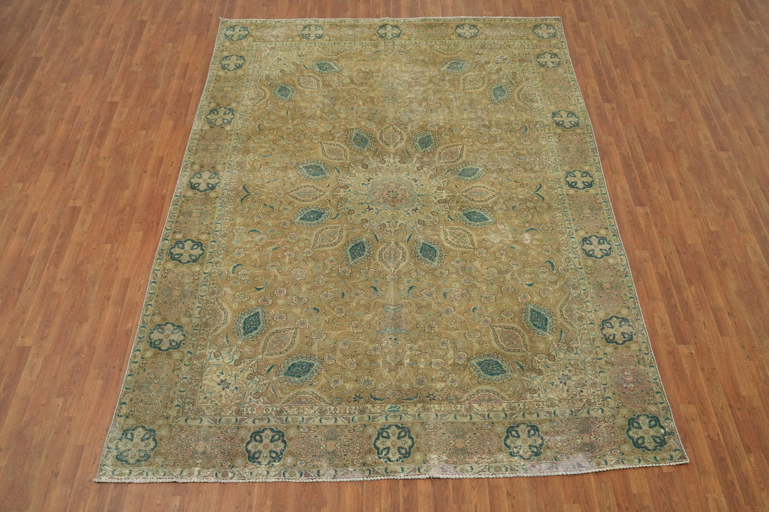 Handmade Wool Tabriz Persian Area Rug 9x12