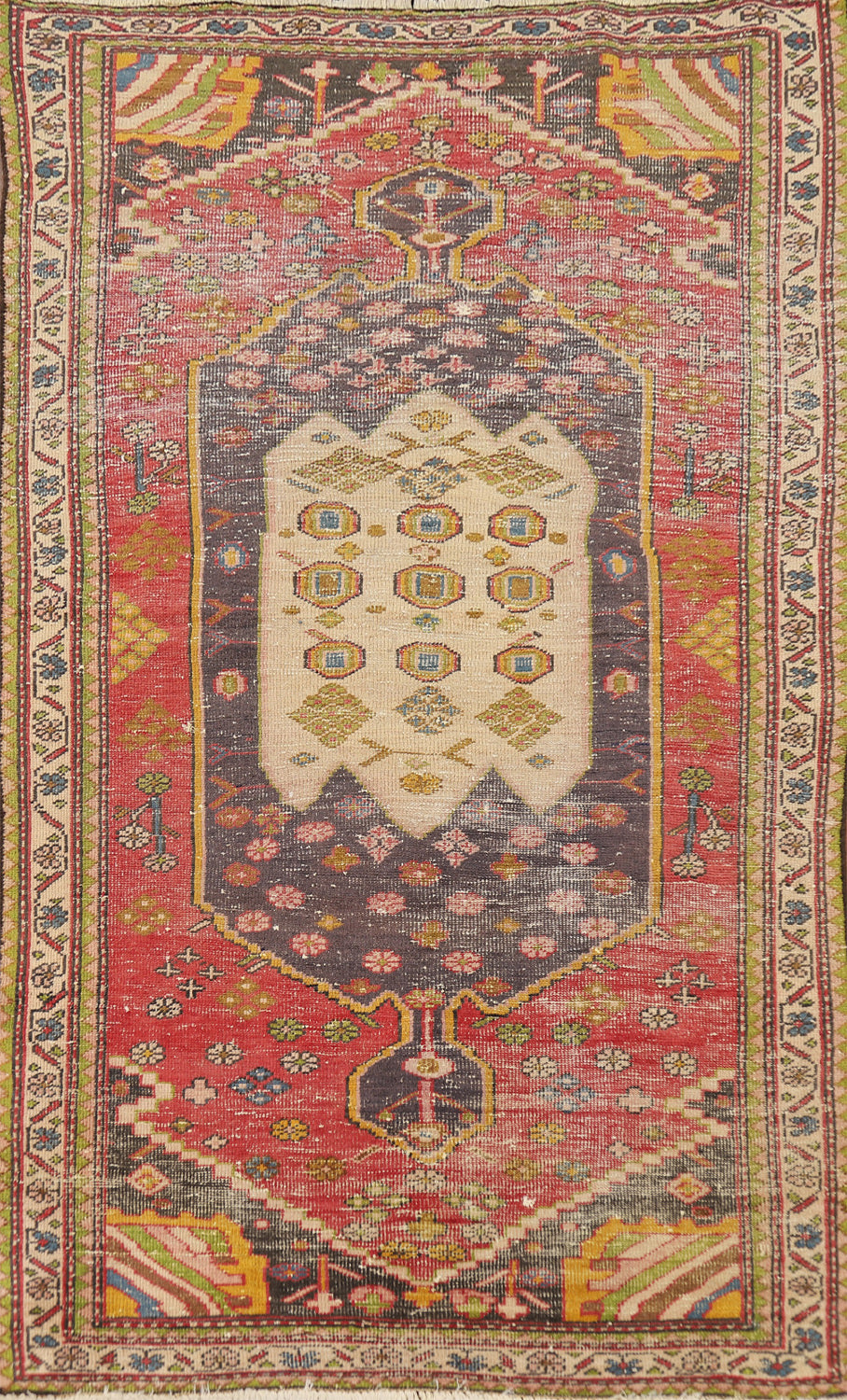 Handmade Wool Shiraz Persian Rug 4x7