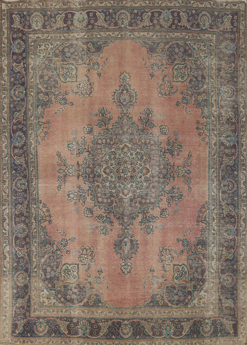 Handmade Wool Medallion Tabriz Persian Area Rug 8x11