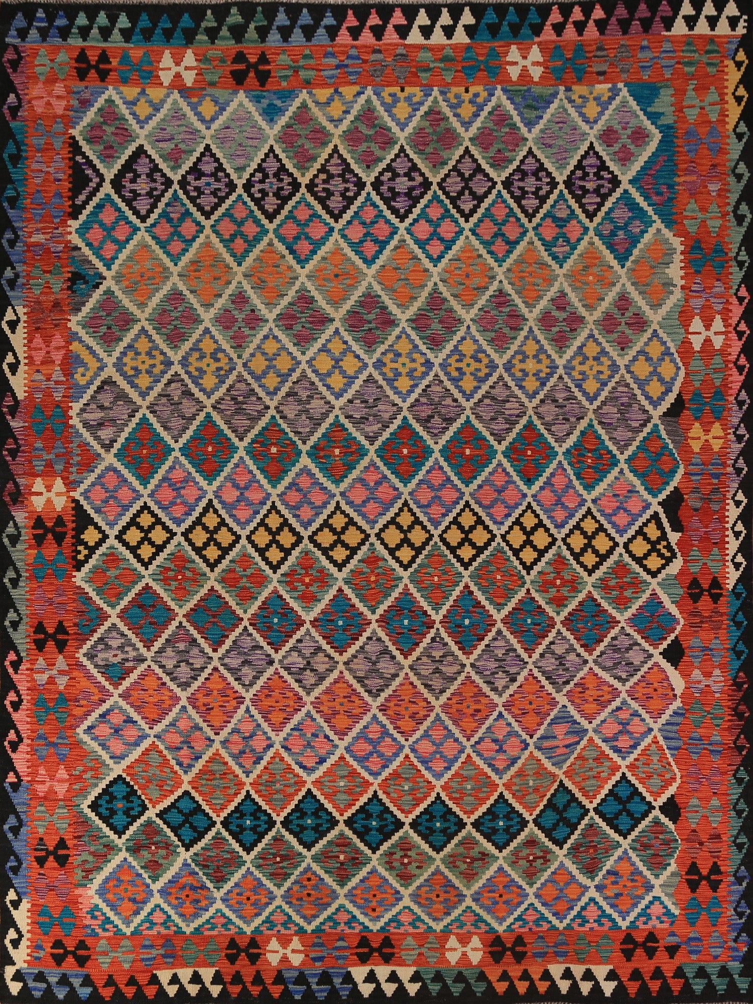 South Western Style Kilim Oriental Area Rug 8x10