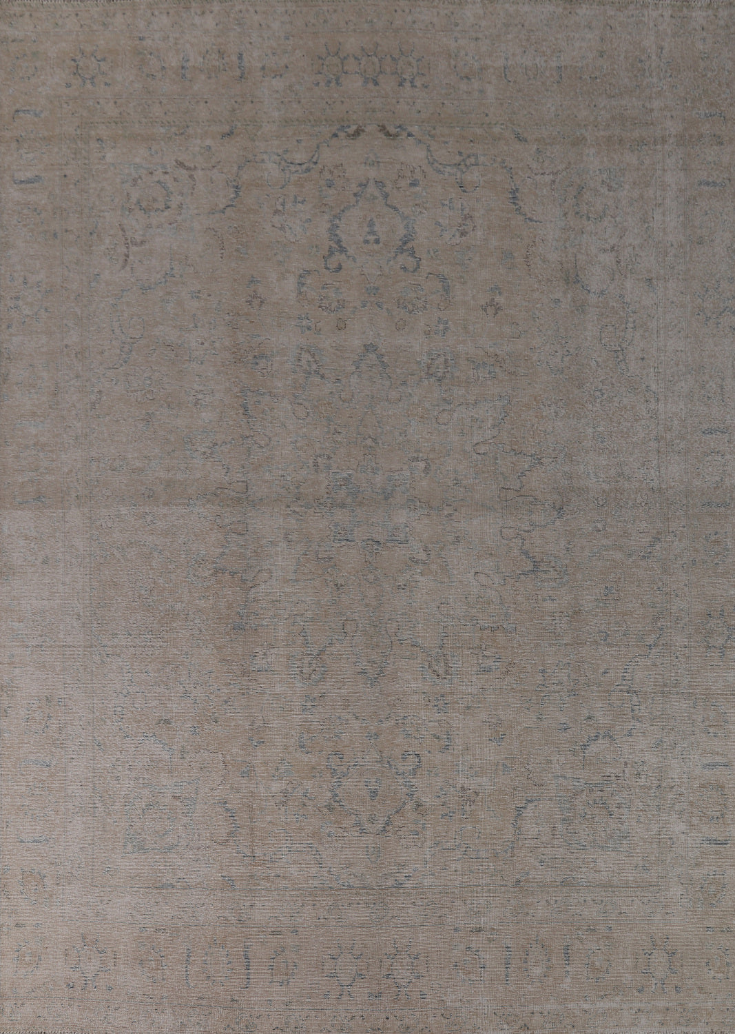 Vintage Wool Tabriz Persian Area Rug 9x13
