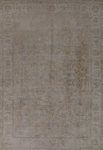 Handmade Wool Floral Tabriz Persian Area Rug 8x11