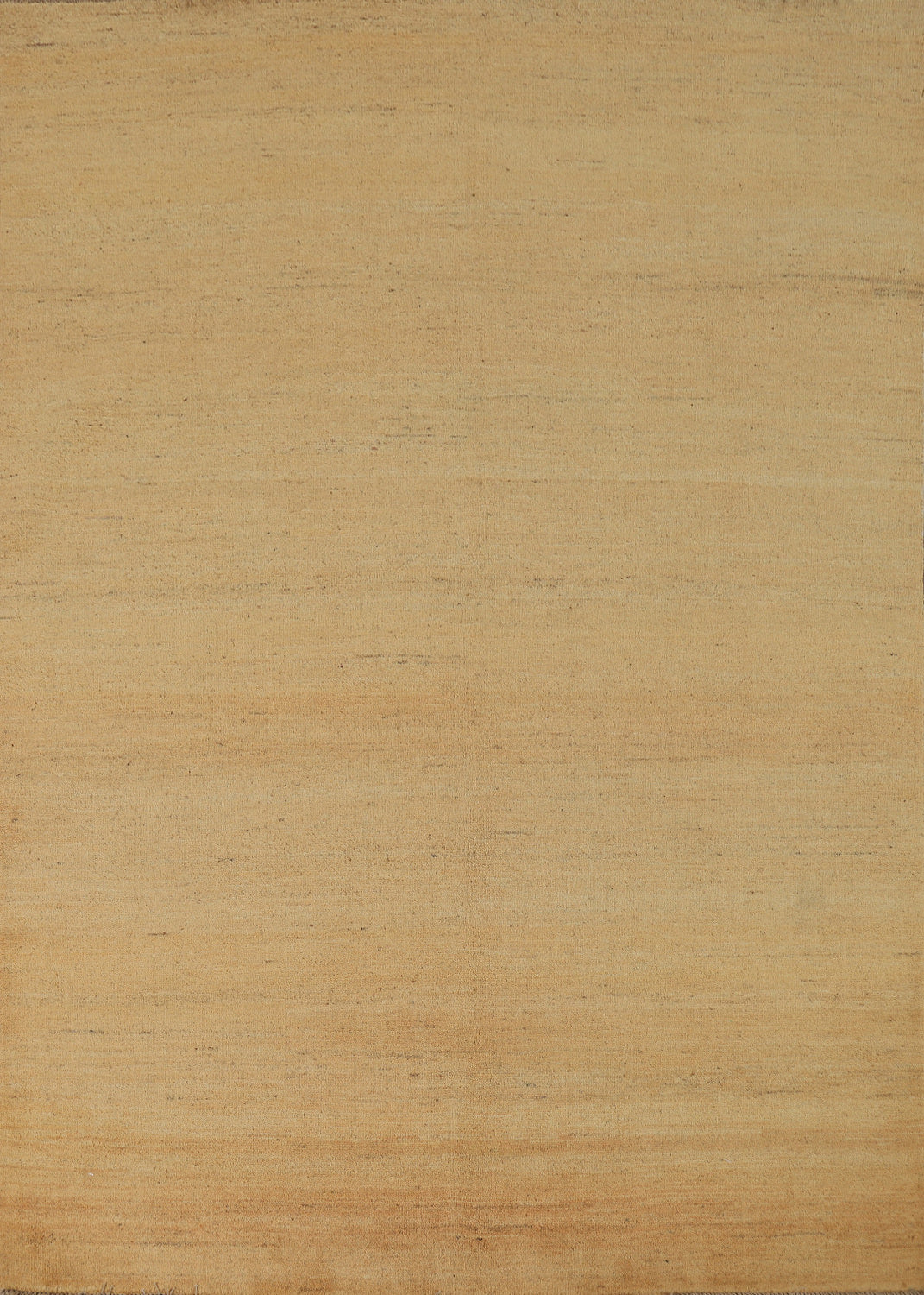 Gold Striped Modern Gabbeh Oriental Rug 5x7