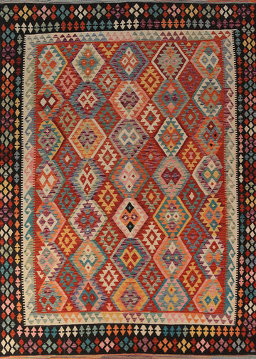 South Western Style Kilim Oriental Area Rug 8x11