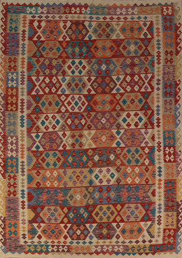 South Western Style Kilim Oriental Area Rug 8x11