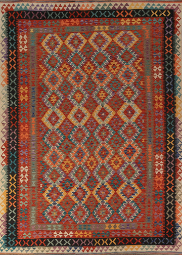 South Western Style Kilim Oriental Area Rug 8x11
