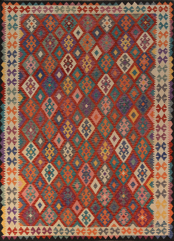 South Western Style Kilim Oriental Area Rug 8x11