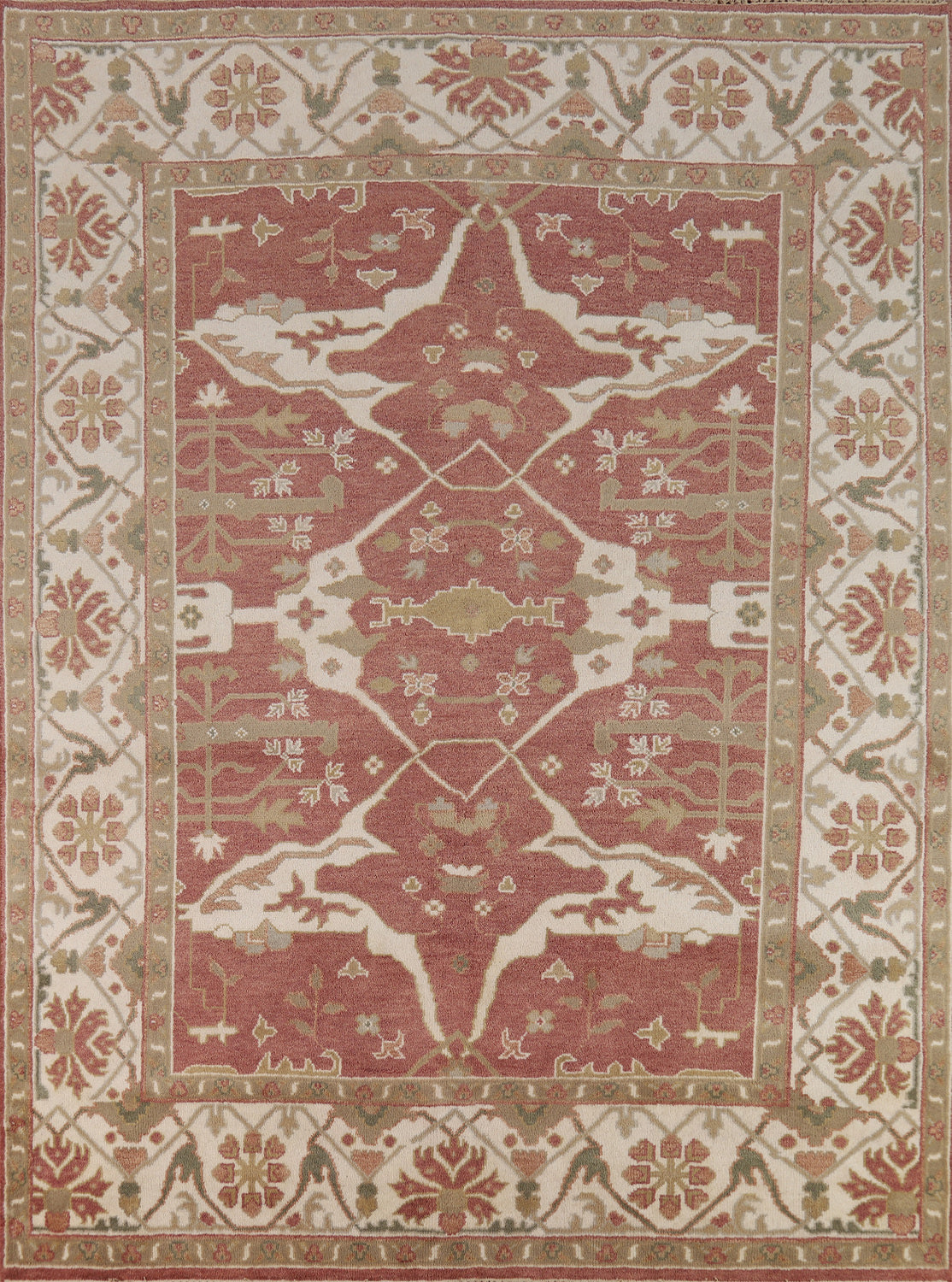 All-Over Handmade Oushak Oriental Area Rug 8x10