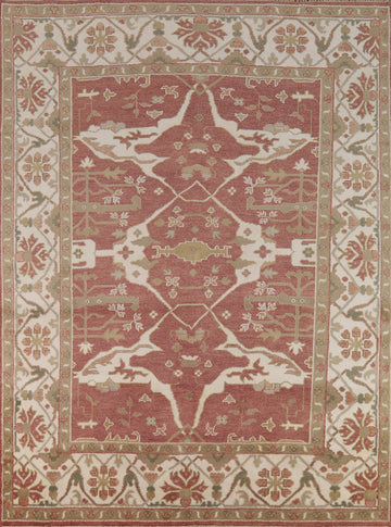 All-Over Handmade Oushak Oriental Area Rug 8x10