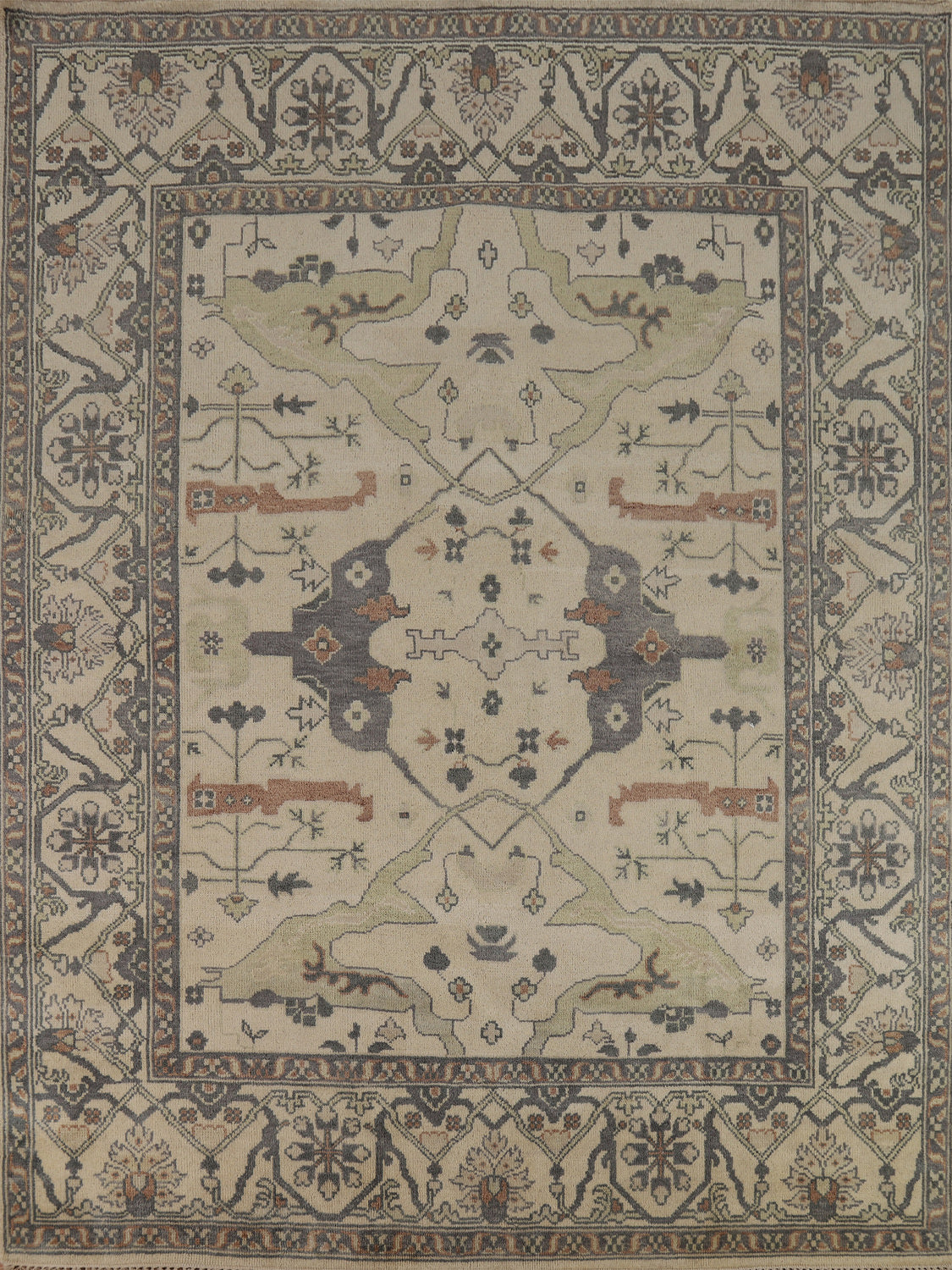 Handmade Wool Oushak Oriental Area Rug 8x10