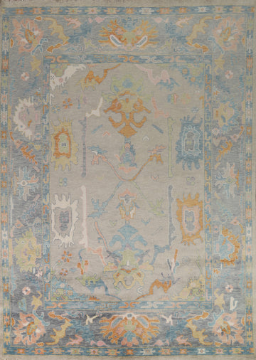 Handmade Wool Oushak Indian Area Rug 9x12