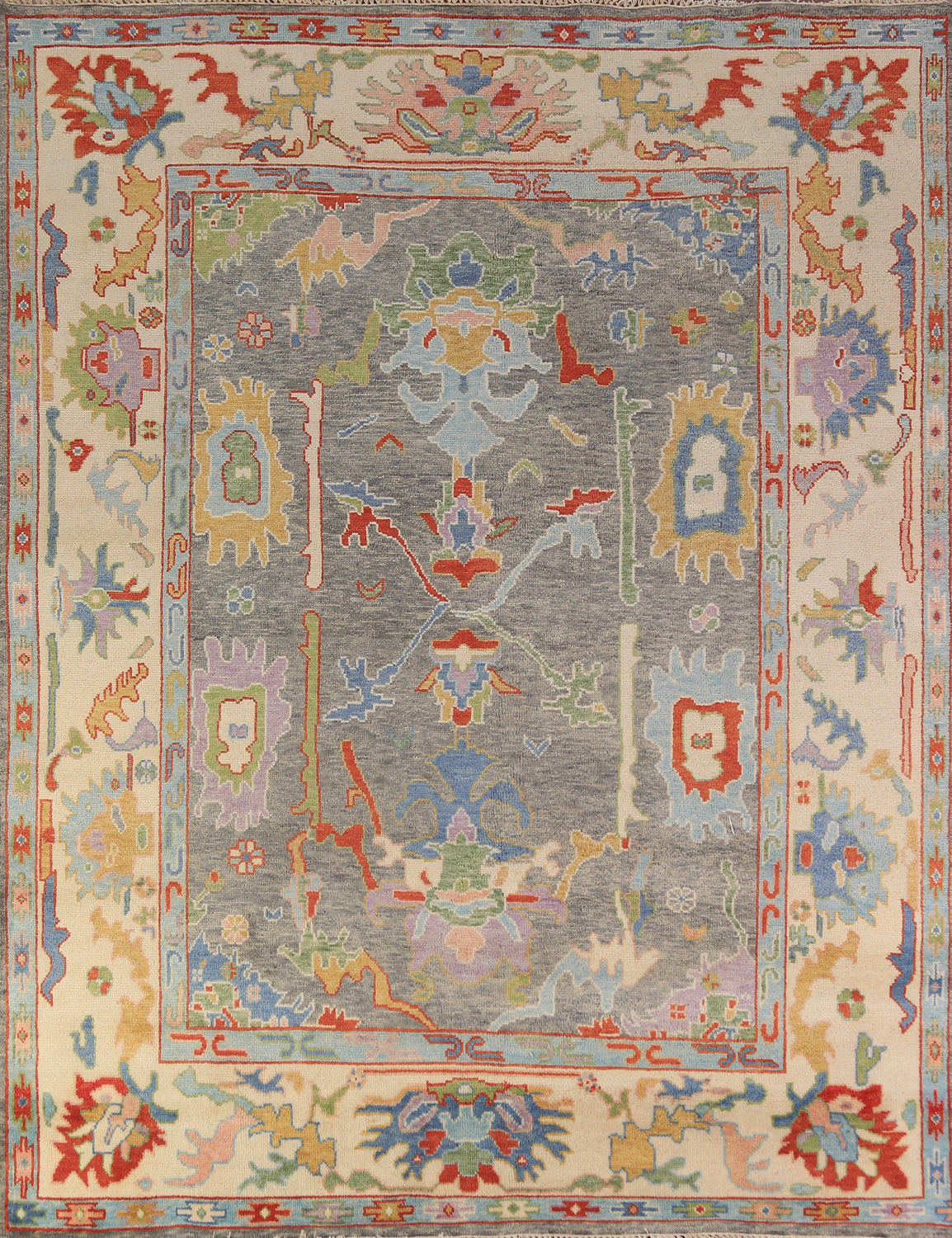 Handmade Wool Oushak Indian Area Rug 8x10