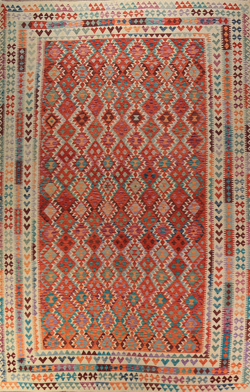 South Western Style Kilim Oriental Large Rug 10x16