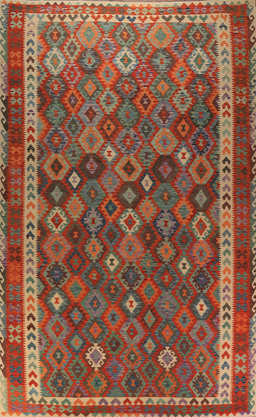 South Western Style Kilim Oriental Large Rug 10x16