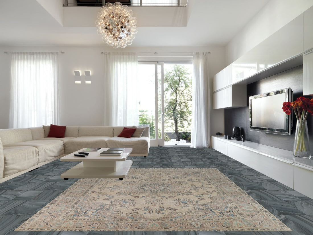 Handmade Floral Tabriz Persian Area Rug 10x13