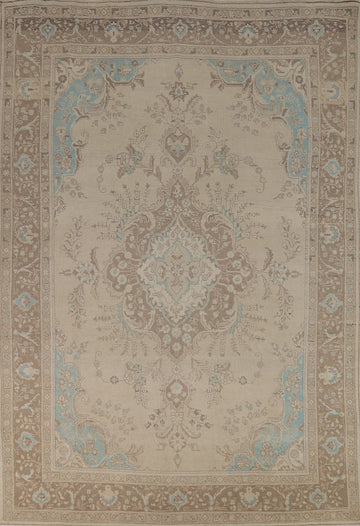 Vintage Wool Tabriz Persian Area Rug 8x11