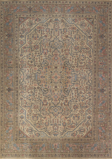 Vintage Wool Tabriz Persian Area Rug 8x11