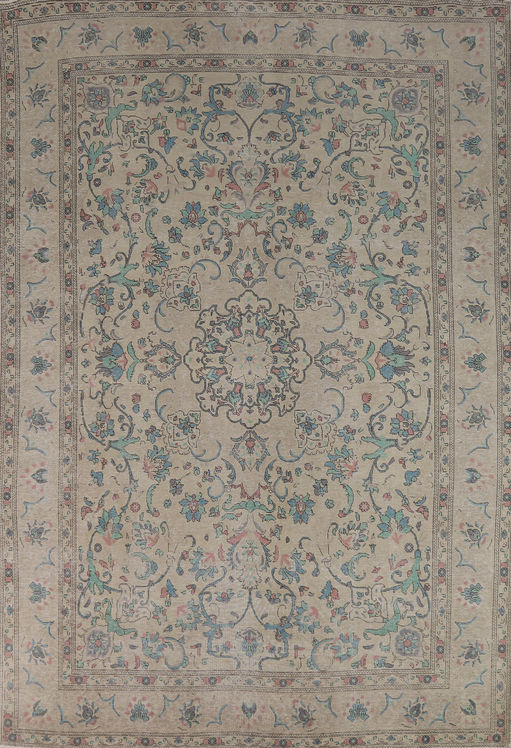 Handmade Wool Tabriz Persian Area Rug 8x11