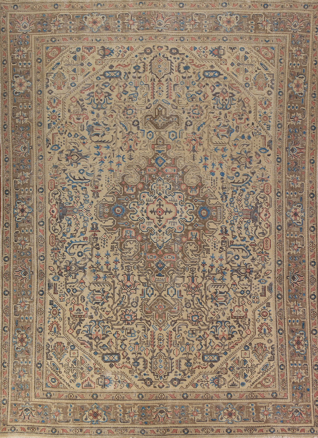 Handmade Wool Tabriz Persian Area Rug 8x11