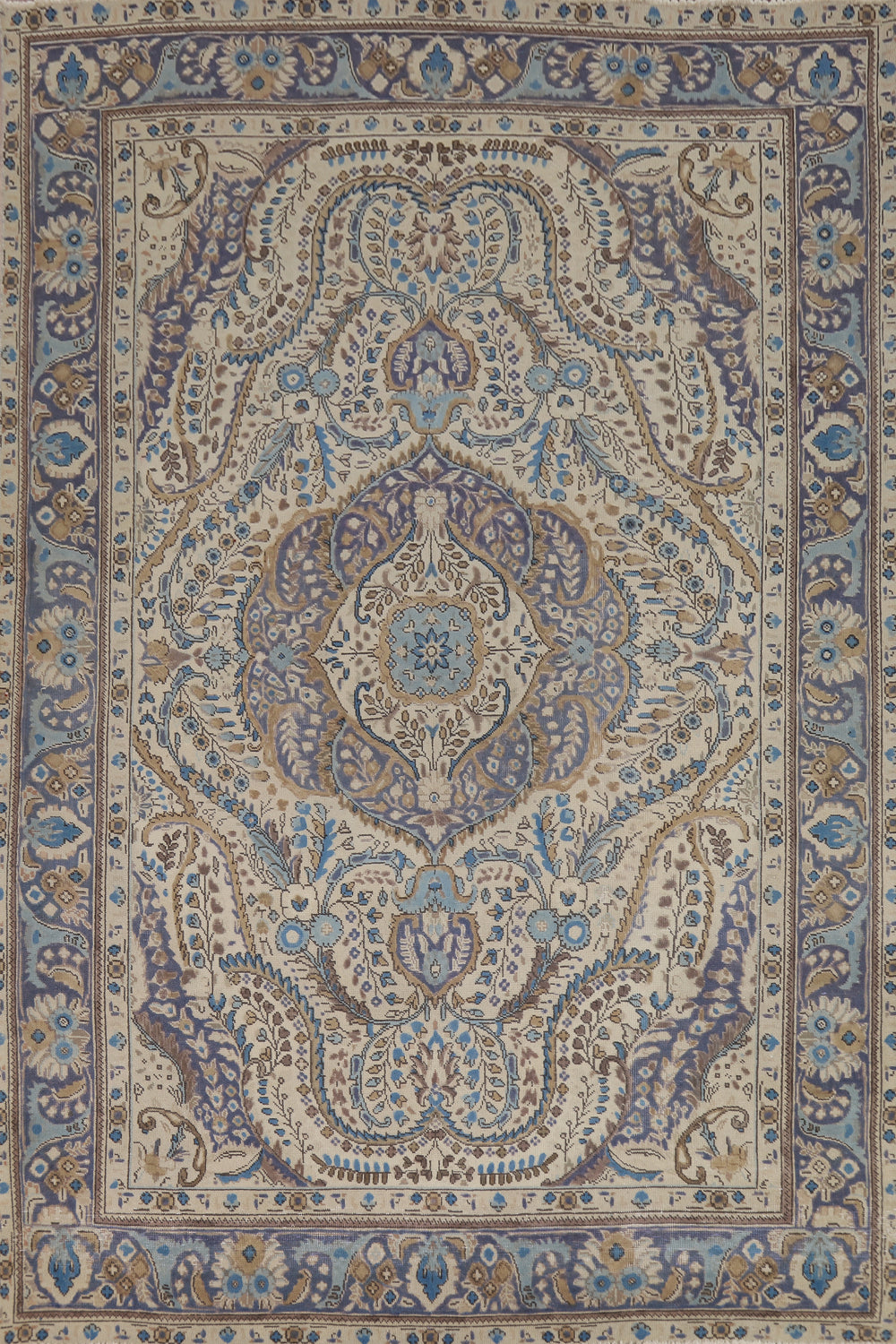 Handmade Wool Tabriz Persian Area Rug 6x9
