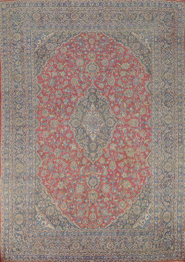Traditional Pink Tabriz Persian Area Rug 10x13