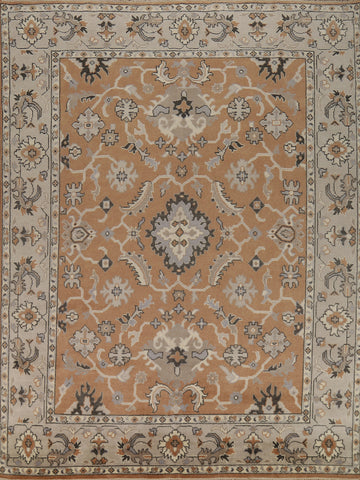 Handmade Wool Oushak Indian Area Rug 8x10