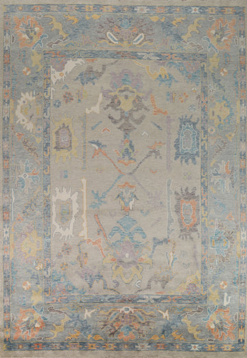 Handmade Wool Oushak Indian Area Rug 9x12