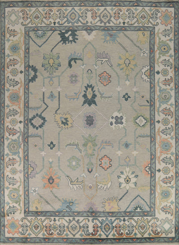 Handmade Wool Oushak Indian Area Rug 8x10