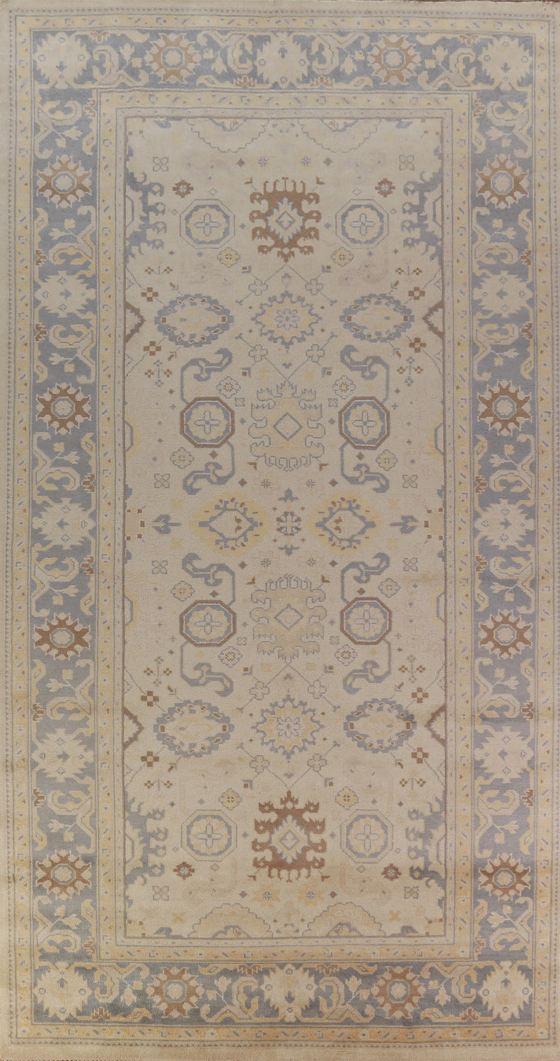 Earth Tone Wool Oushak Indian Large Rug 8x16