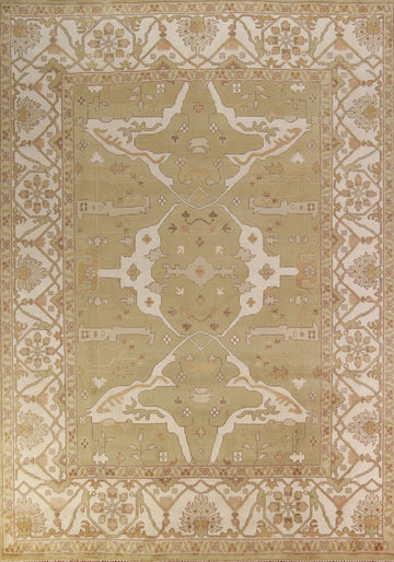Handmade Wool Oushak Indian Area Rug 9x12