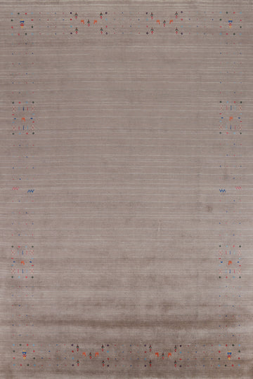 Light Brown Tribal Gabbeh Indian Area Rug 8x12