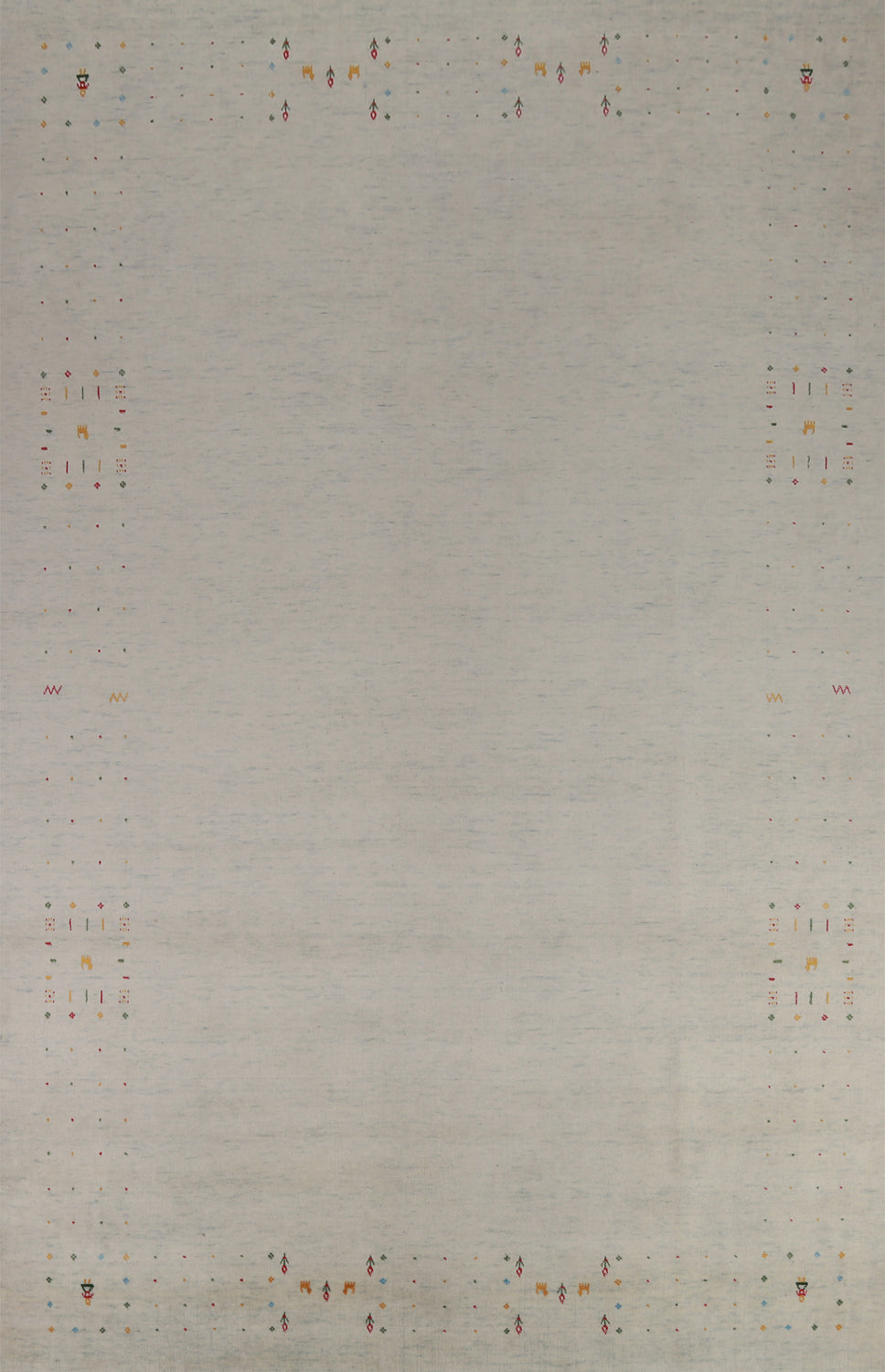 Tribal Wool Gabbeh Indian Area Rug 7x12