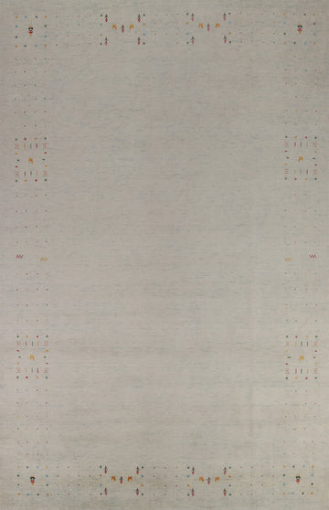 Tribal Wool Gabbeh Indian Area Rug 7x12