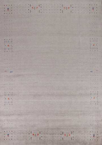 Handmade Wool Gabbeh Indian Area Rug 9x11
