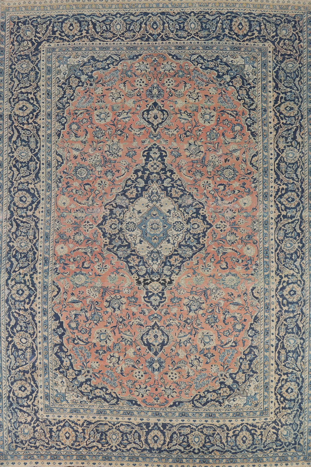 Traditional Floral Mashad Persian Area Rug 9x12