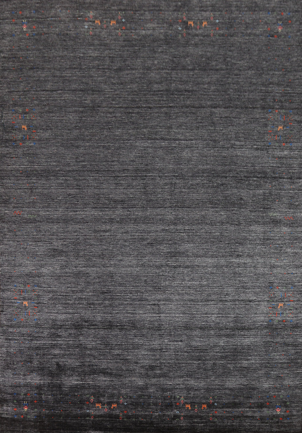 Handmade Silk Gabbeh Oriental Area Rug 9x12