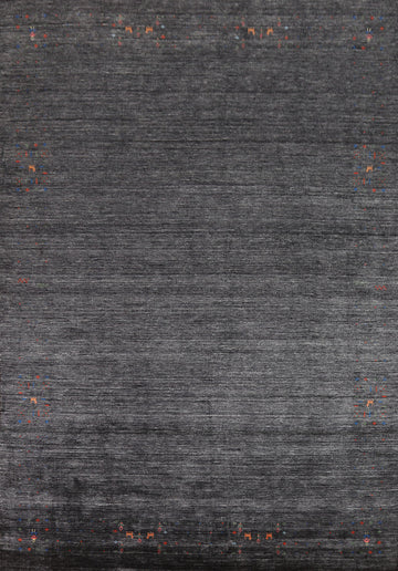 Handmade Silk Gabbeh Oriental Area Rug 9x12