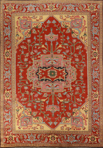 Geometric Heriz Serapi Oriental Area Rug 9x12