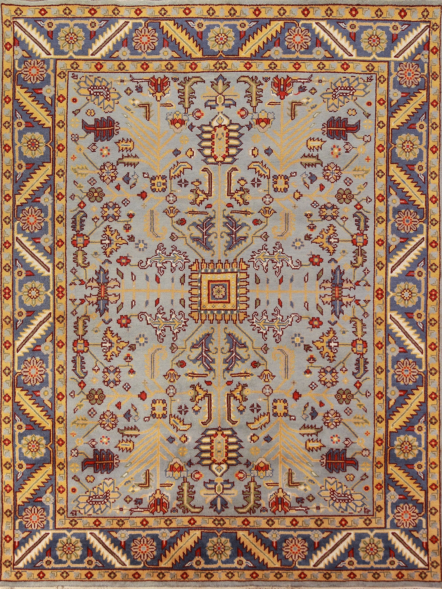 Handmade Wool Oushak Indian Area Rug 8x10